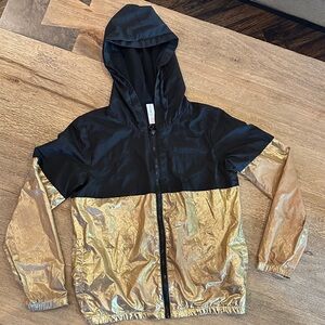 Ideology Kids Black and Gold Jacket. Perfect for Saints games